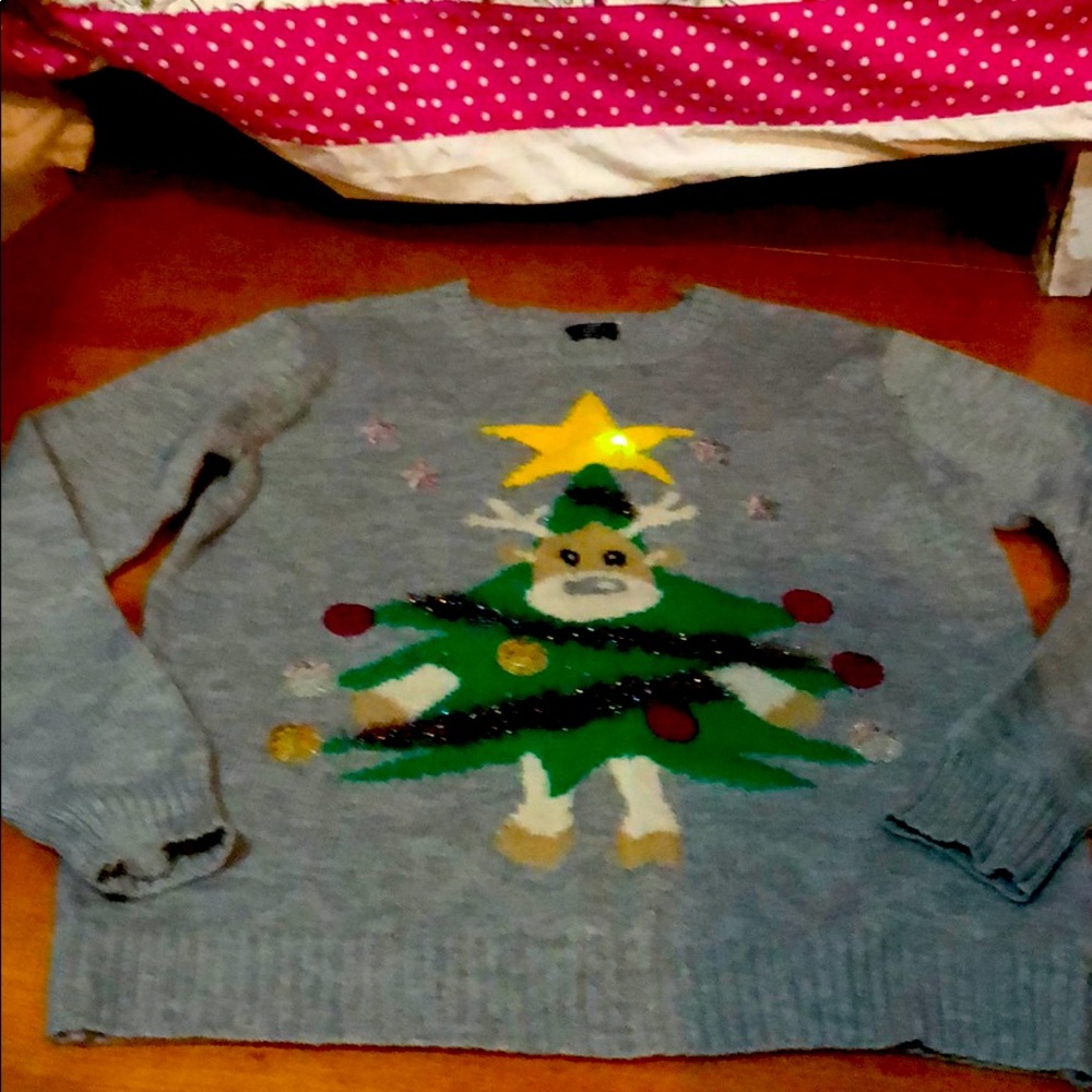 Like New Rue 21 Ladies Christmas Sweater